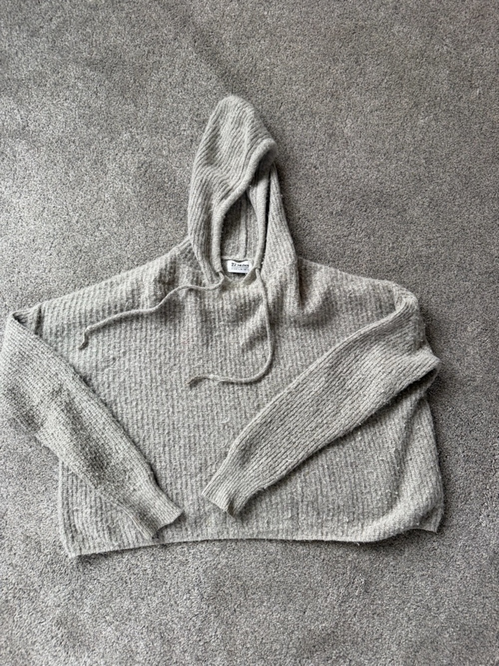 27 miles cashmere hoodie